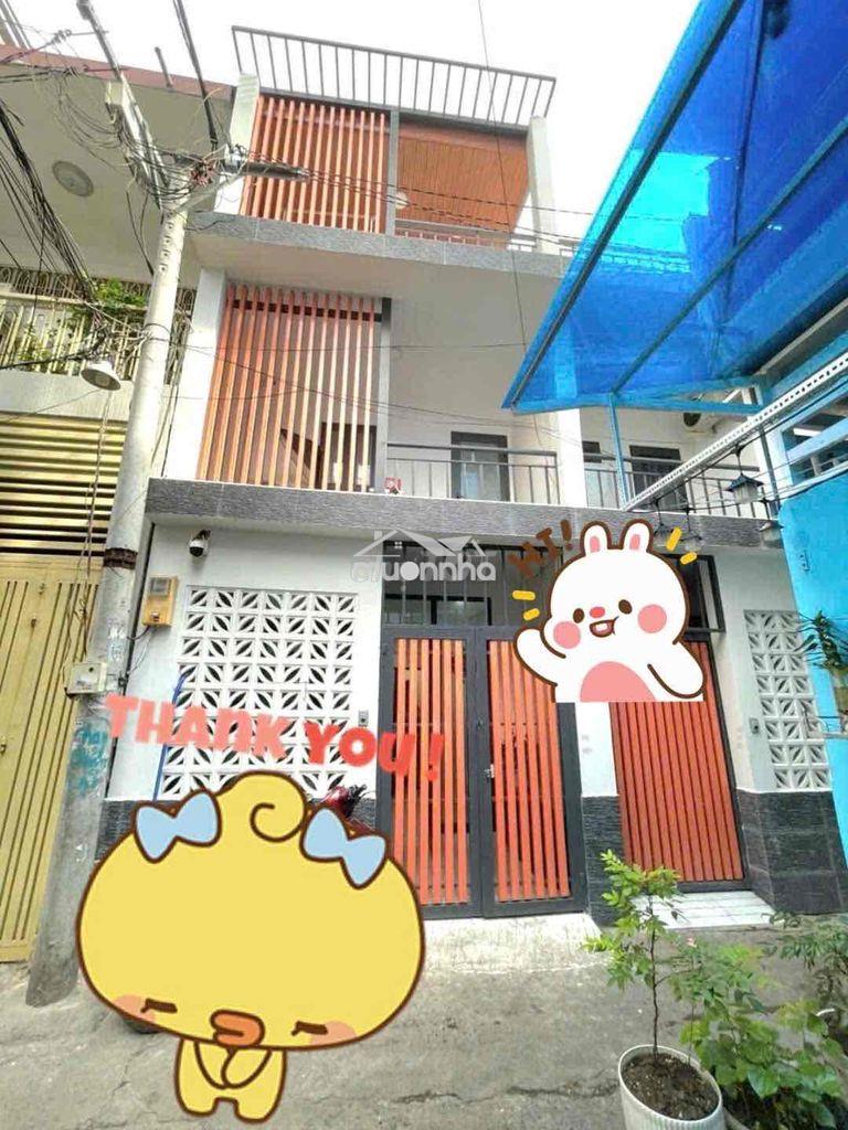 Nhà mới 4x16m 2lầu (6pn 3wc) hẻm 4m. 373/ lý thường kiệt. tân bình