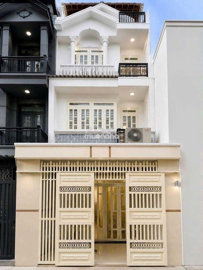 Nhà full nội thất 1 trệt 3 lầu 4pn 5x15m hẻm kdc nam long quận 7