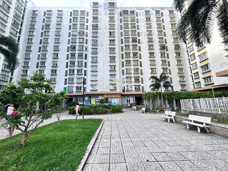 Cc d1 kdc phú lợi p7 q8 2pn 71m2 shr, tặng nội thất , nh hỗ trợ 1,8 tỷ