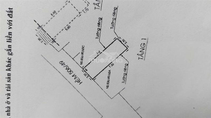 Bán nhà hẻm lạc long quân