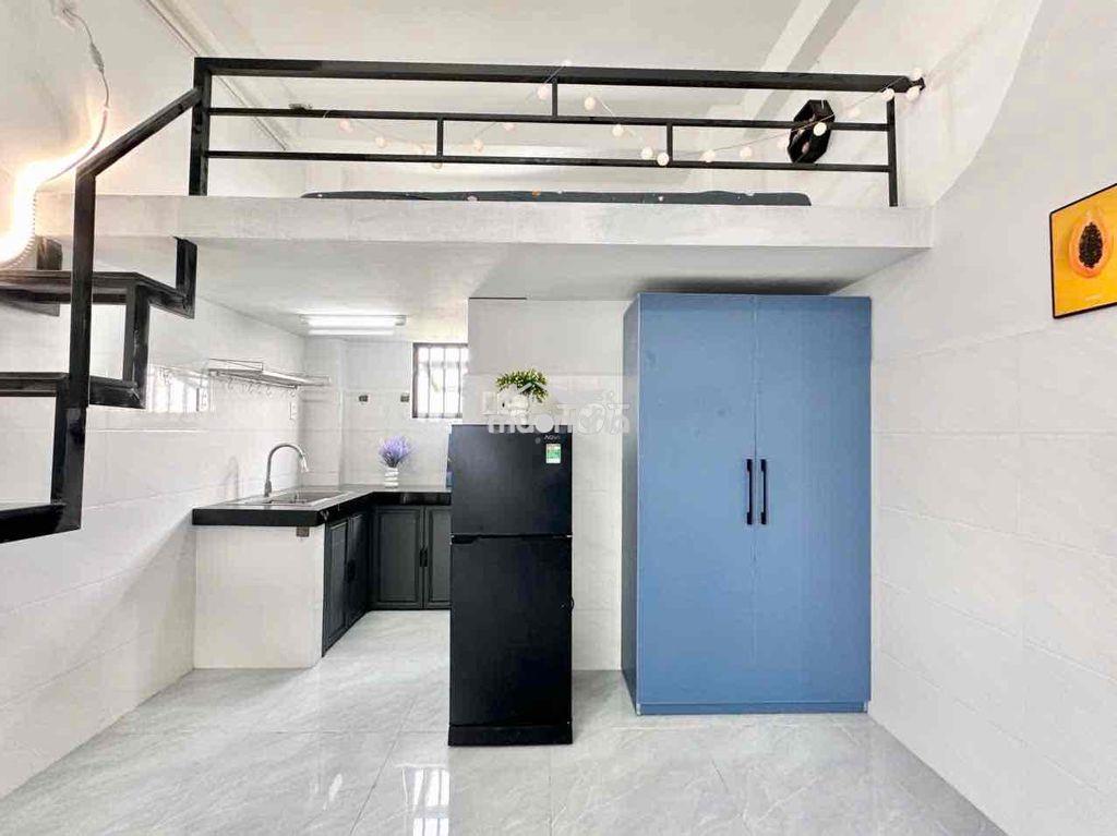 Căn hộ gác lửng mới 100% gần chợ nguyễn văn trỗi quận 3 - 2