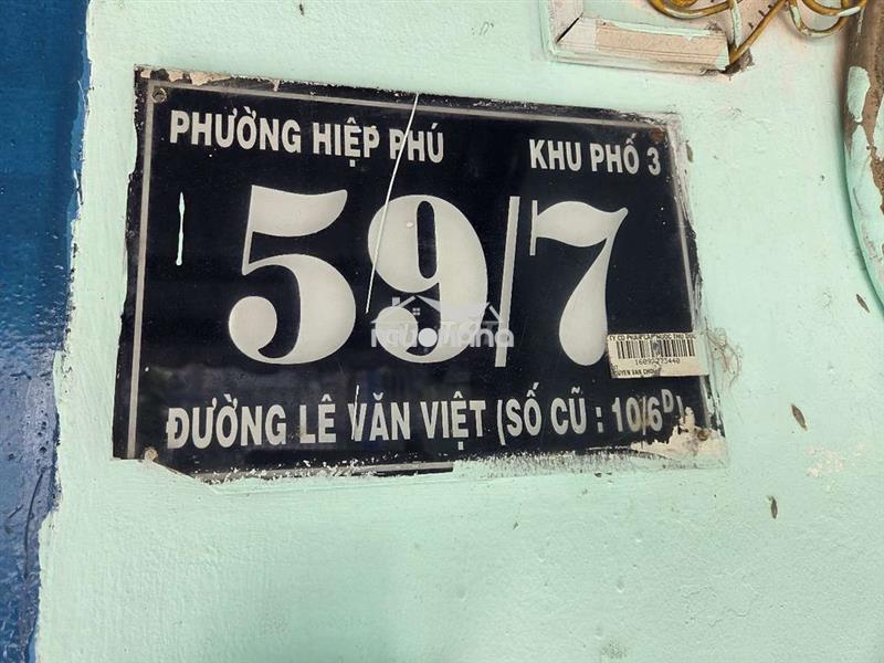 Chính chủ bán -nhà ngay lê văn việt -quận 9(cũ)