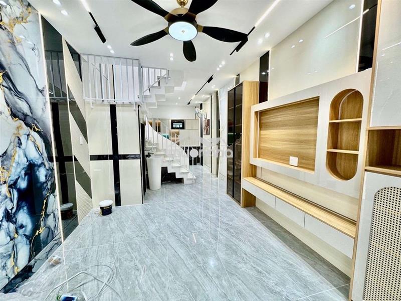 Nhà 2 tâng lê văn thọ–4t5– 35m2– tặng full nội thất
