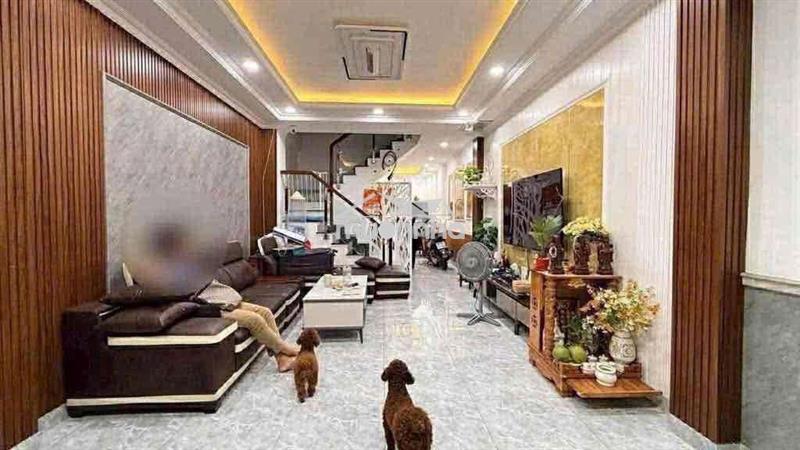 Nhà full nội thất 1 trệt 1 lầu 4x14m 2 phòng 3 wc hẻm nguyễn thị thập