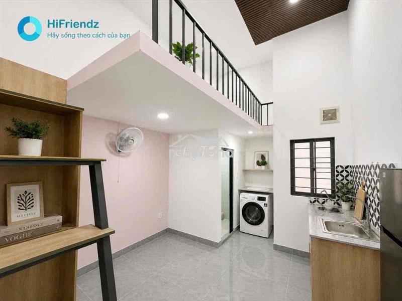 Full nội thất, gác 2m2, 3 cửa sổ