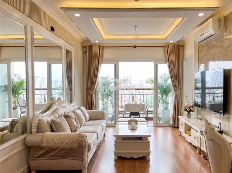 Cho thuê cc phú thọ, nguyễn thị nhỏ - 90m2, 3pn, full nội thất