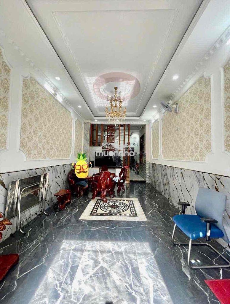 Nhà mới đẹp(4x18m) gò xoài 4tầng 5pn 5vs hẻm xe tải vào tận nhà