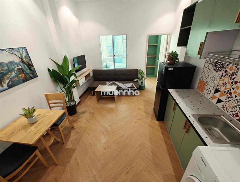 Căn hộ 1pn tách bếp máy giặt riêng nguyễn đình chiểu q3 gần chợ bàn cờ
