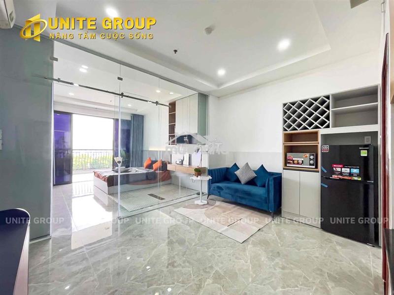 Cho thuê chdv 1pn fnt ban công to gần tdt-rmit sát lotte vivo q1q4q5q8