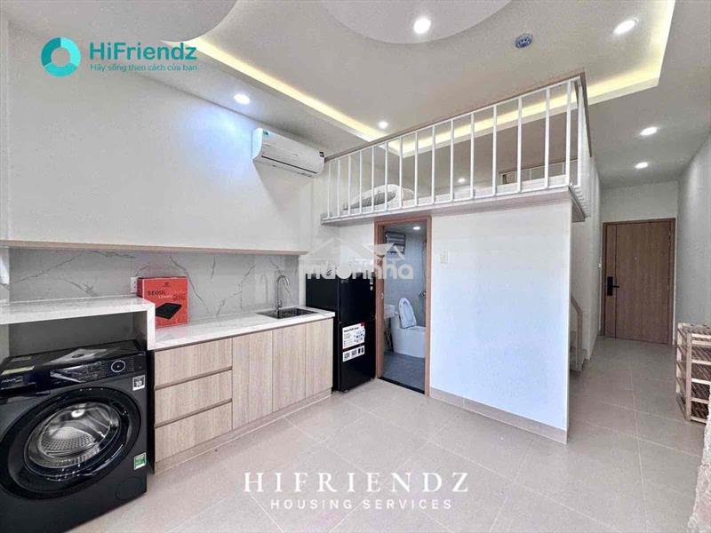 Cho thuê căn hộ duplex mới toanh - ban công - gần ueh cs n