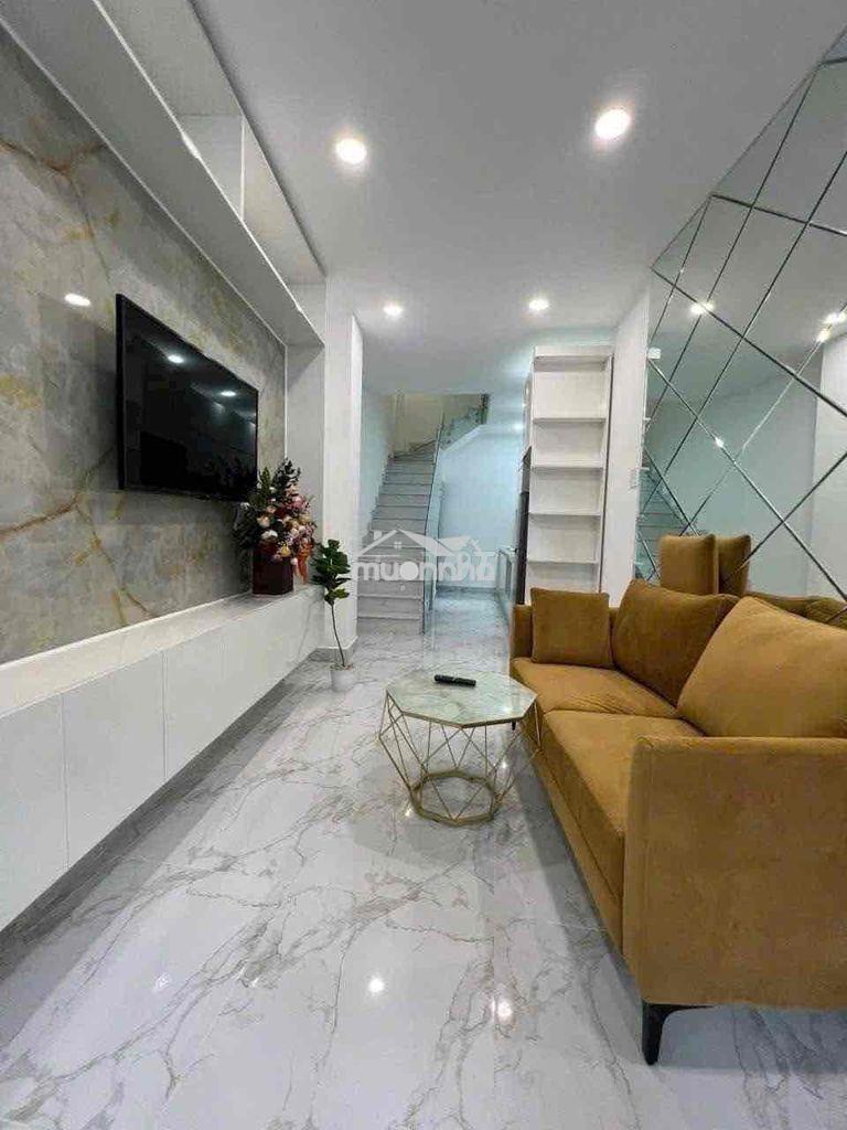 Hẻm lớn nguyễn đình chiểu nhà mới nội thất cao cấp 4 tầng chỉ 16.5tr