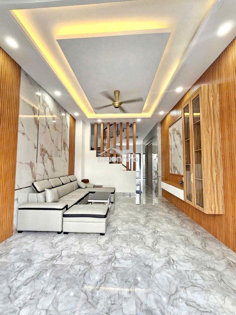 Cho thuê nhà 1 trệt 2 lầu gần ngã tư miếu ông cù 4 phòng giá 10 tr/ th - 2