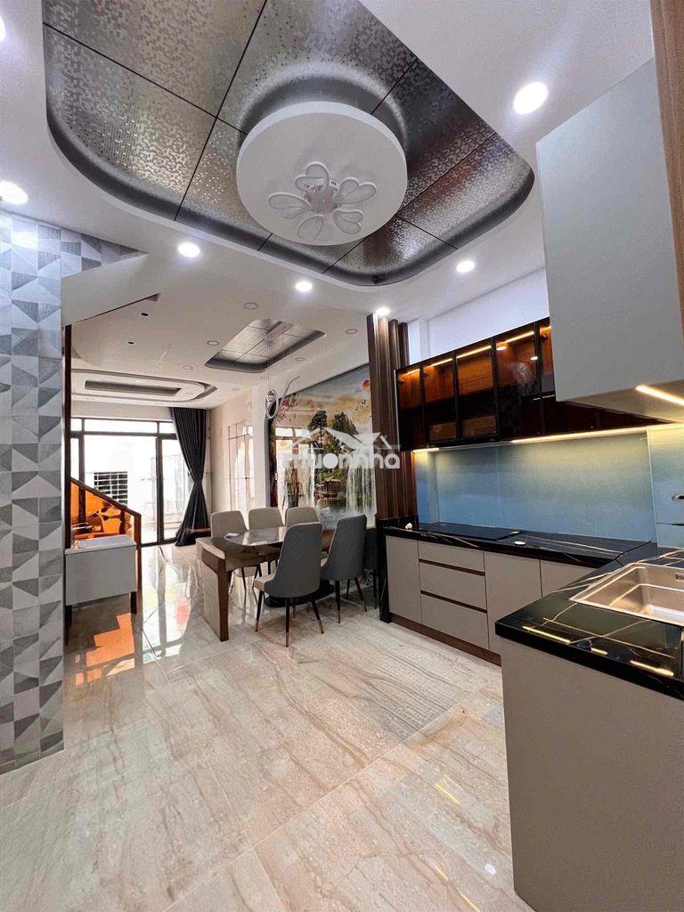 [4.3m x 16m] - 7.4 tỷ - 2 tầng mới - full nội thất ngay chợ hoa đầmsen - 4