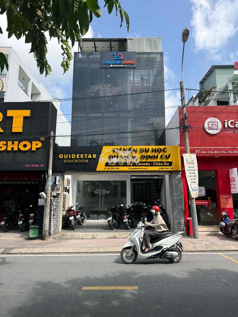 Văn phòng mt đường dân chủ, bình thọ. ngang 6m.  giá 16 triệu/tháng