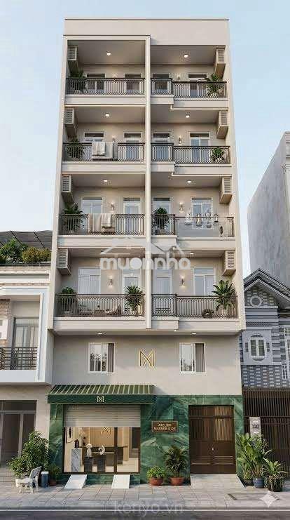 Tòa nhà chdv 8m x 30m. 5 tầng 32 phòng trần thị năm (_tch10)