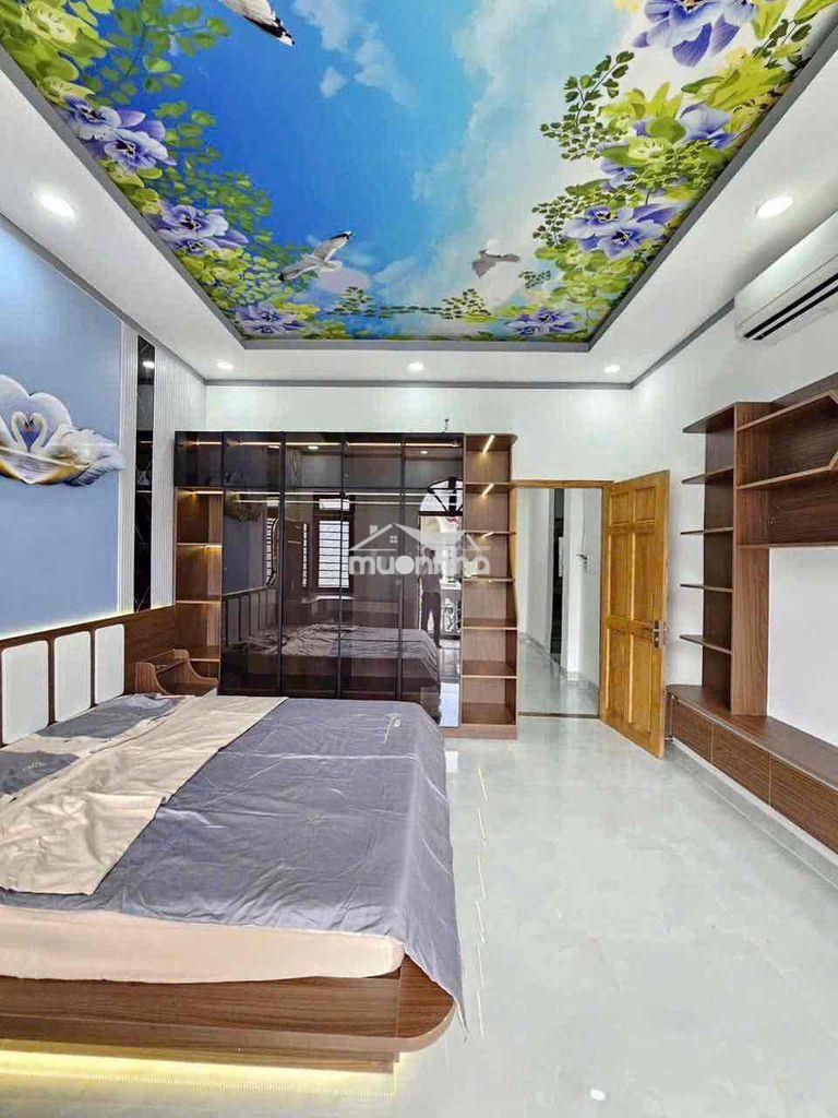 Nhà 2 lầu 1 trệt bình chuẩn,thuận an,có nội thất cơ bản,đường 7m - 4