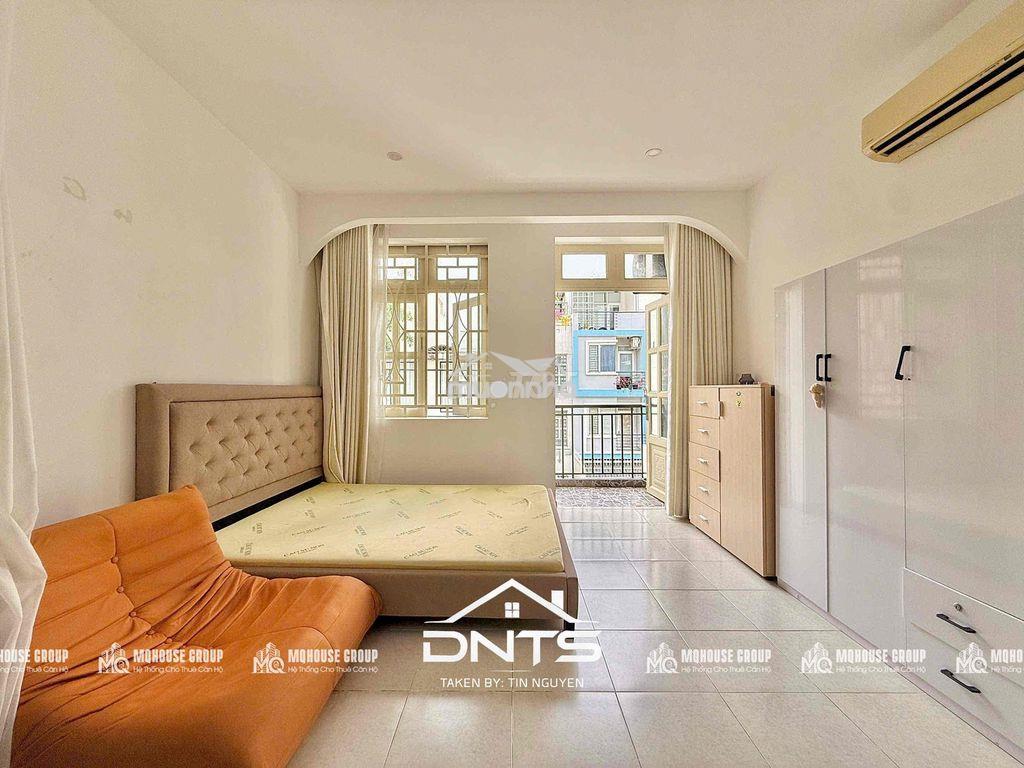 Căn hộ tách bếp balcony 35m2 full nội thất đh isb, chợ tân định - 3