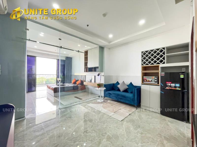 Căn hộ 1 phòng ngủ 1 phòng khách view sông - trần xuân soạn, q7