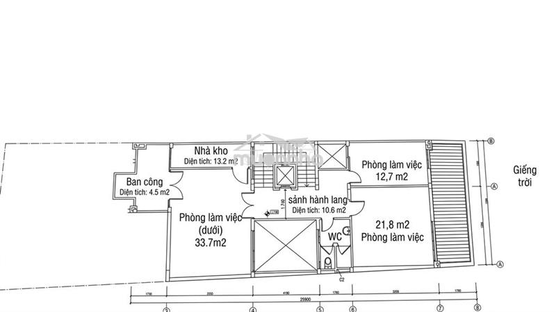 Cho thuê văn phòng lầu 2