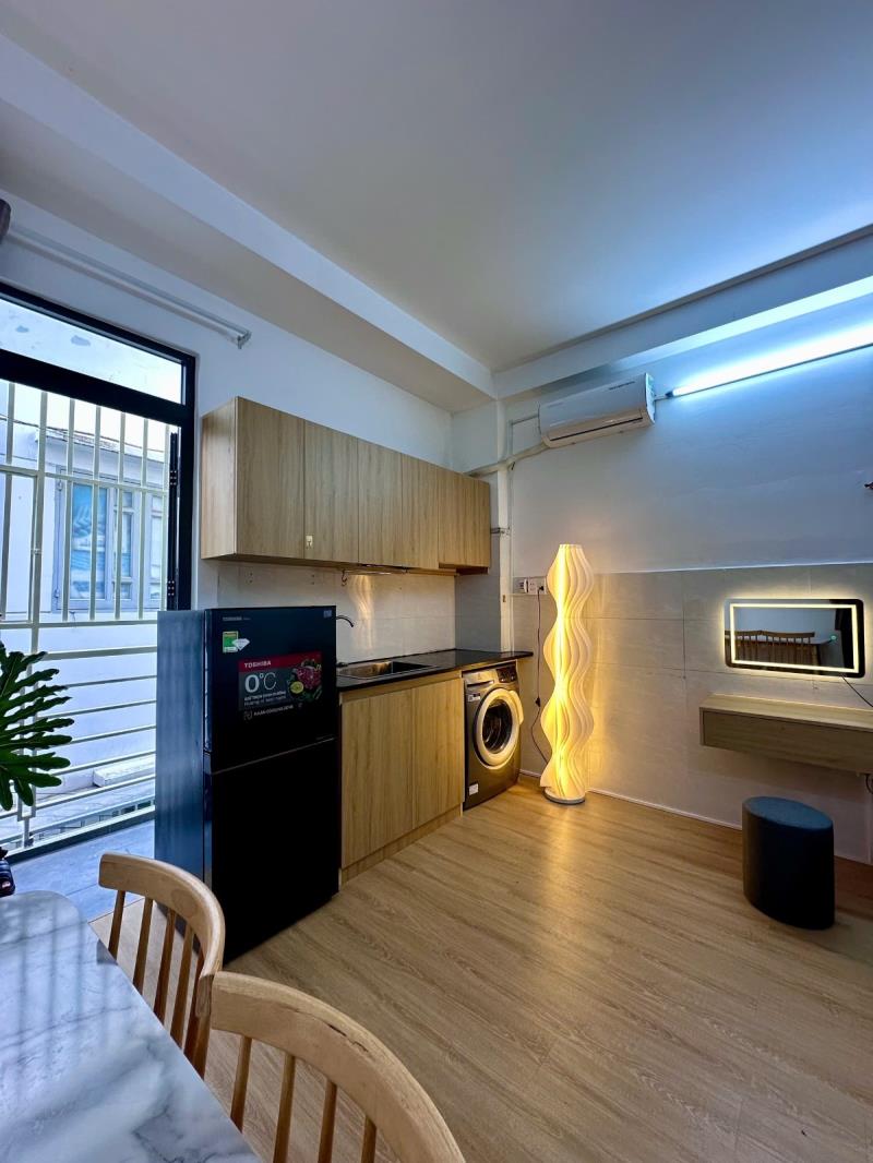Cho thuê căn hộ studio cô bắc – phú nhuận – ban công – phòng thoáng – máy giặt riêng - 2