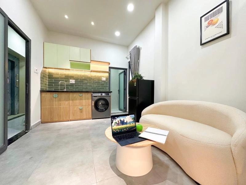 📍1pn decor cực xinh, phong cách nhật có thang máy - 4