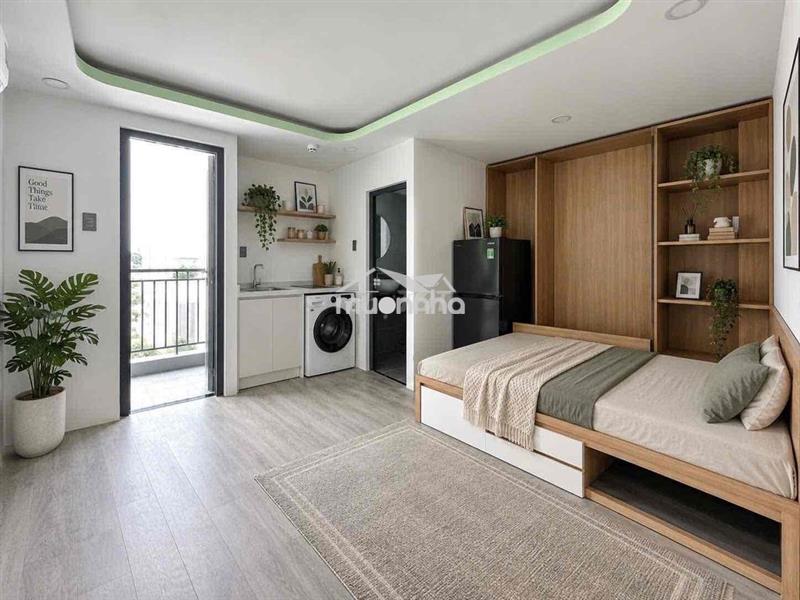 Căn hộ studio thoáng mát ngay đường dương quảng hàm - sát văn lang