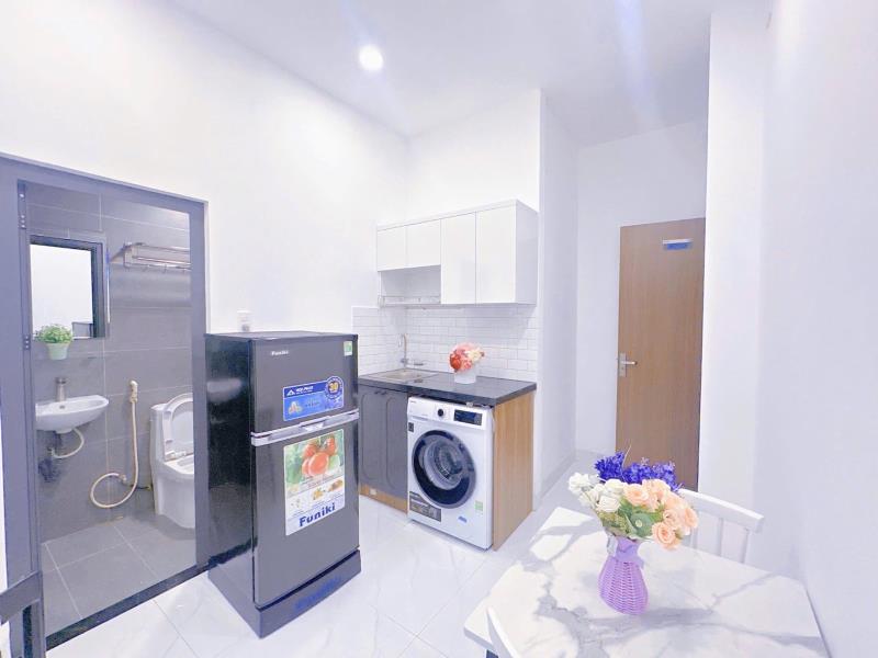 Cho thuê 1pn tách bếp full nội thất cửa sổ thoáng đường bình lợi gần vlu3, uef, hutech, gtvt - Ảnh 4