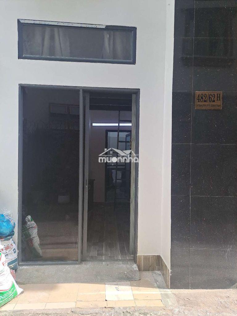 Nhà nhỏ riêng biệt như hình,có gác,hxh,482/62h lê quang định - Ảnh 3