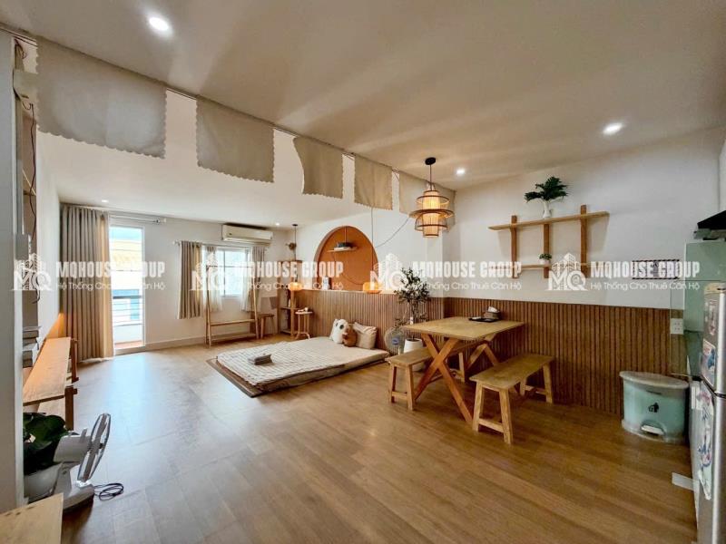  Căn hộ 1pn full nội thất giờ giấc tự do ngay ngã tư bảy hiền đường xuân hồng 