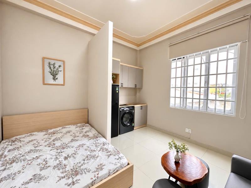 Studio cửa sổ , full nội thất , phòng siêu đẹp tại bình thạnh 