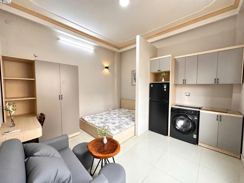 Studio cửa sổ , full nội thất , phòng siêu đẹp tại bình thạnh  - Ảnh 2