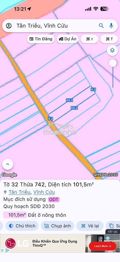 Bán gấp 4 lô đất sổ riêng thổ cư 100%, giá đầu tư f0 gần chợ thạnh phú - 4