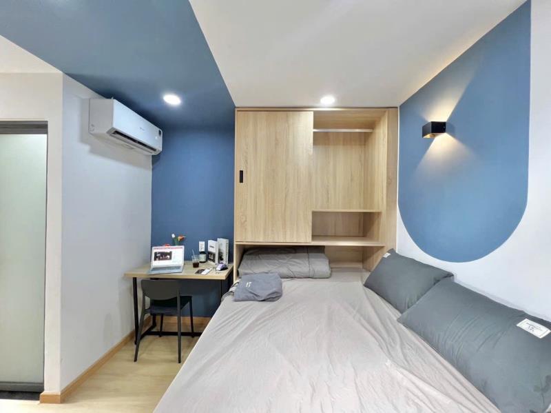 Studio mini full đầy đủ nội thất | ngay đại học công thương | phòng vệ sinh bao sạch sẽ - Ảnh 2