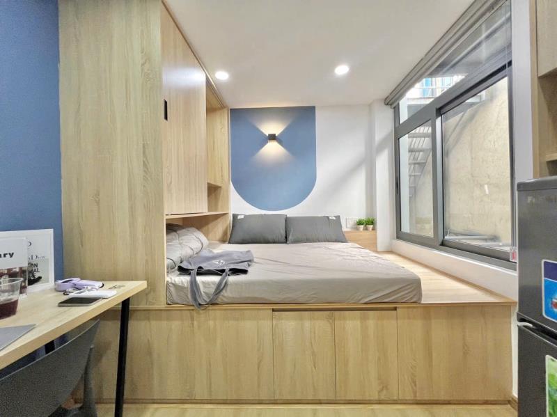 Studio mini full đầy đủ nội thất | ngay đại học công thương | phòng vệ sinh bao sạch sẽ - Ảnh 4