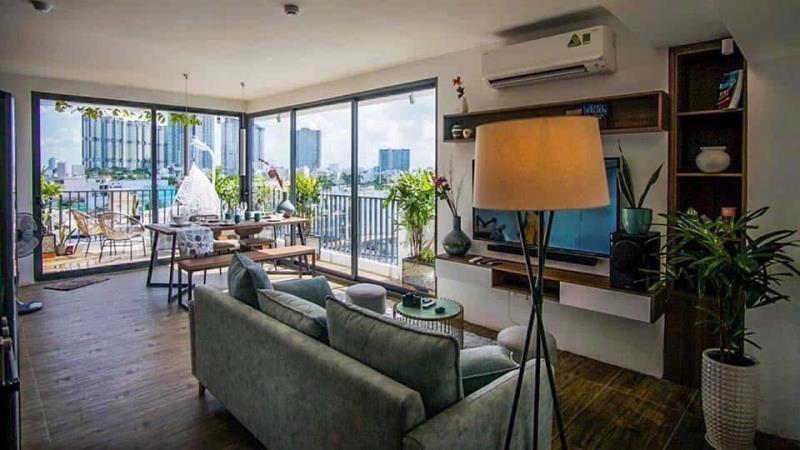 🤎 Penthouse 2pn cao cấp – sân thượng chill - view landmark 81 - nguyễn thị định 🤎