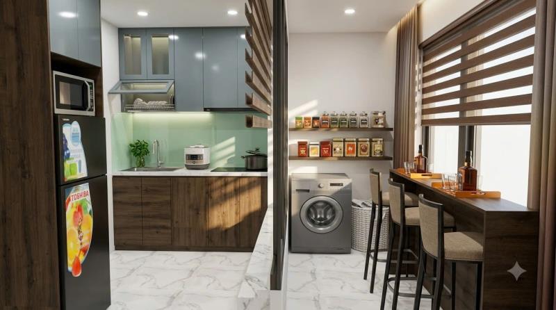 Tòa nhà mới full nội thất, thiết kế hiện đại, gần q1, phạm văn đồng, sân bay , công  viên gia định,  - Ảnh 3