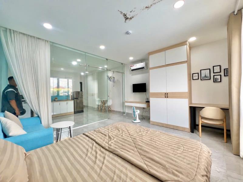 Căn hộ dịch vụ 1 phòng ngủ cửa sổ lớn full nội thất cao cấp ở thích quảng đức phú nhuận sát quận 1 - Ảnh 4