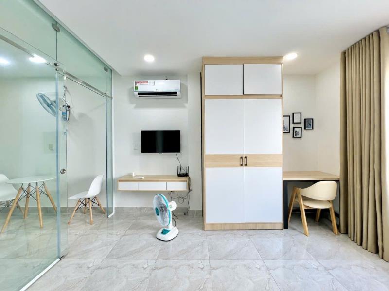 Cho thuê căn 1pn cửa sổ lớn, full nội thất – decor xanh đẹp trung tâm phú nhuận - Ảnh 2