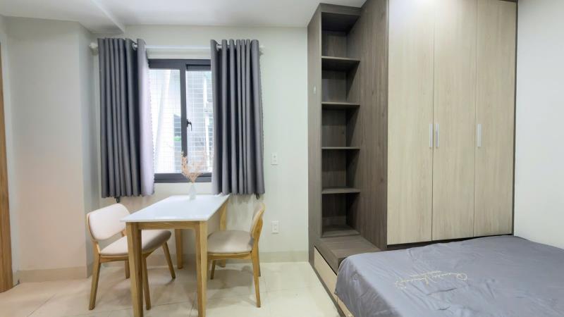 Căn hộ mini cửa sổ lớn, bếp xa giường full nội thất gần quận 1, chợ bà chiểu, landmark 81 – nguyễn văn đậu, bình thạnh - Ảnh 3