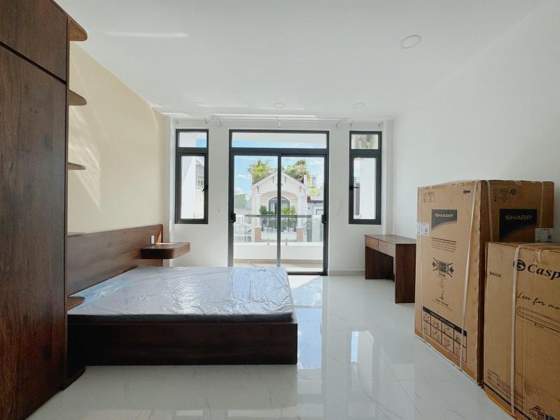 Cho thuê studio 45m2 gần hutech có ban công - full nội thất - Ảnh 3