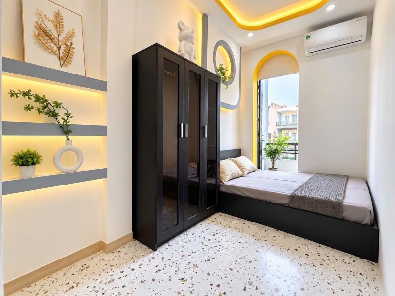 Cho thuê căn hộ 2-3pn gần đường cách mạng tháng tám kế công viên lê thị riêng quận 10 thuận tiện qua q3 - khu bắc hải  - Ảnh 3