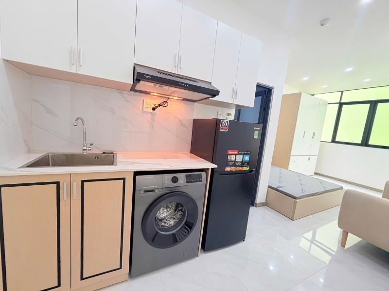 Cho thuê căn hộ 1pn cửa sổ lớn quận bình thạnh, sát bên q1 - gần hutech, ngoại thương, văn lang - Ảnh 3