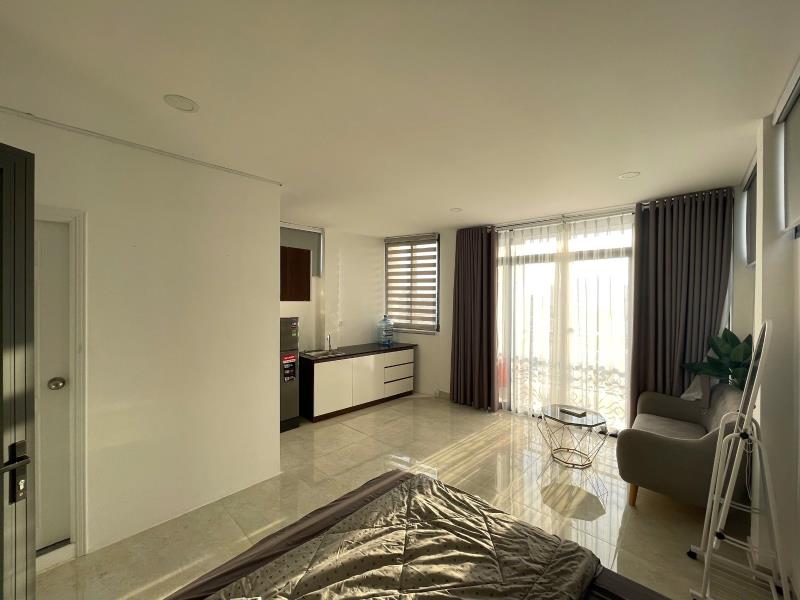 Cho thuê căn hộ studio siêu thoáng - ngay lê quang định, thuận tiện qua phú nhuận, q3