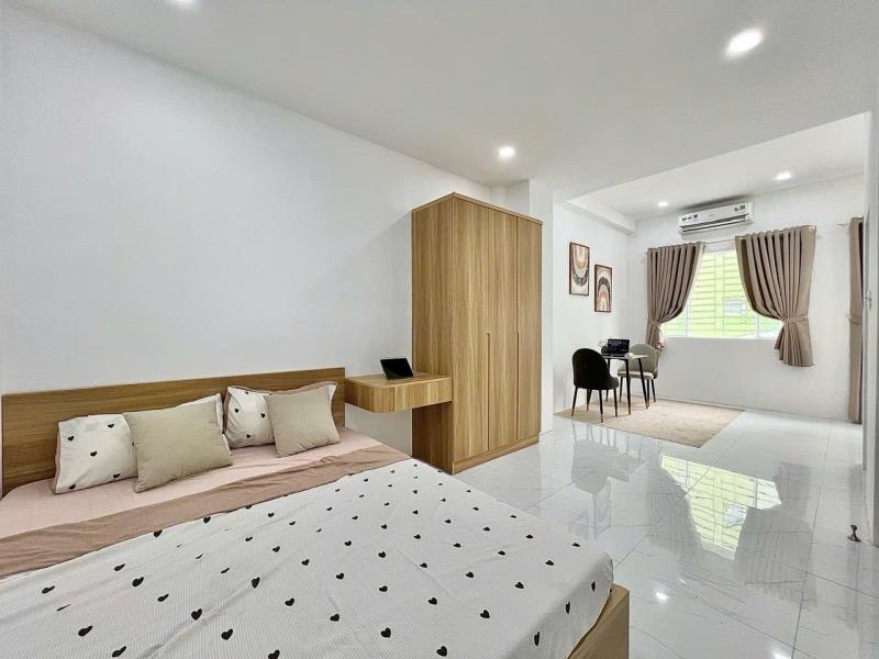 Trống sẵn căn hộ 38m2 ban công rộng thoáng ngay lê quang định gần chợ bà chiểu giáp quận 1,3 khu an ninh , hẻm ô tô  - Ảnh 4
