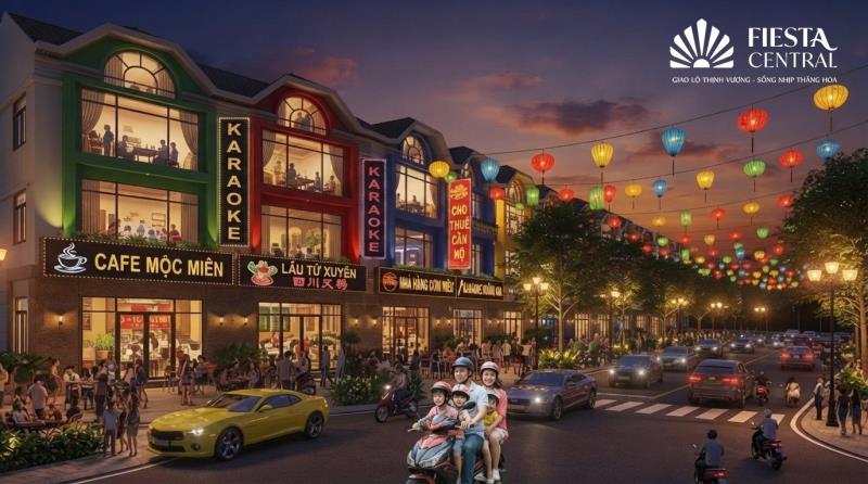 Nhà phố fiesta central – đón làn sóng phát triển, kiến tạo phố thương mại tại bình dương   - Ảnh 3