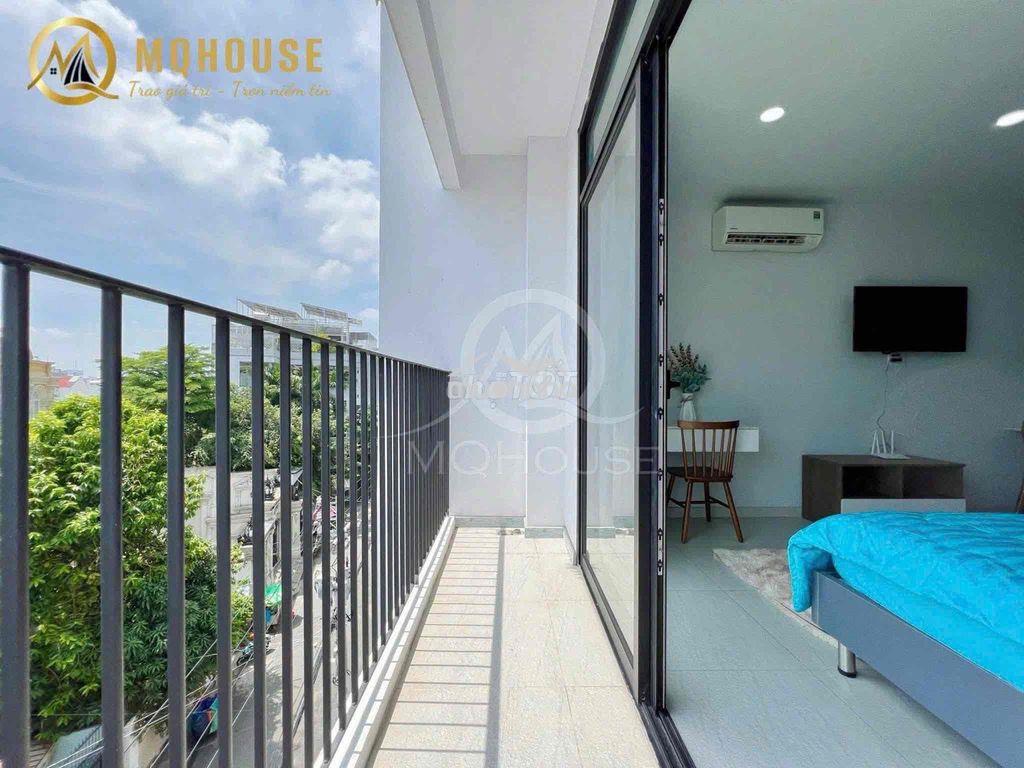 Cho thuê chdv new 100% ban công ngay phan đăng lưu phú nhuận - Ảnh 3