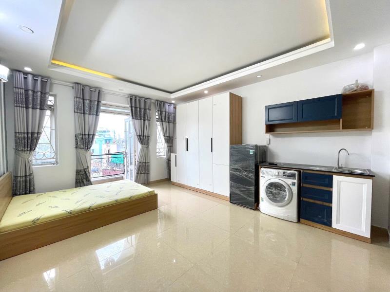Cho thuê phòng siêu rộng 50m², ban công, máy giặt riêng – phan văn trị, bình thạnh | gần vlu, iuh - Ảnh 2