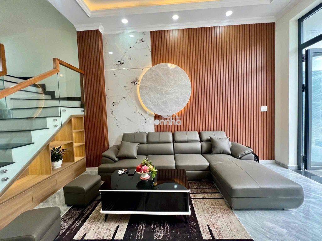 Nhà mới 1t2l 4pn 3wc full máy lạnh hẻm xe tải gần chợ long trường - Ảnh 4