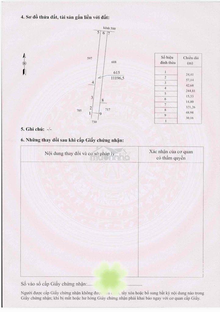 Bán đất trồng lúa kênh 500 xã đốc binh kiều - Ảnh 2