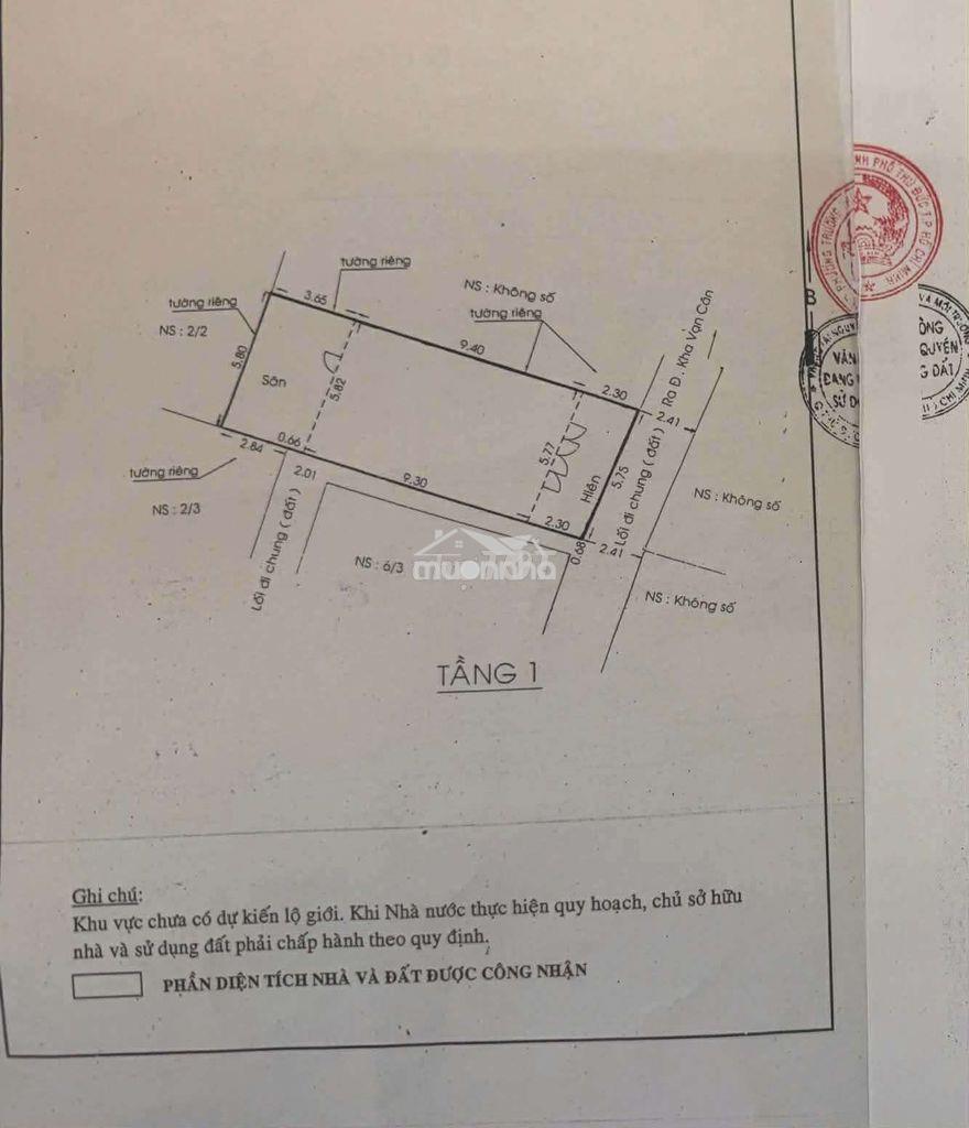 Bán nhà linh trung (dọc trục phạm văn đồng) - 88m2 - 2pn - 4.6 tỷ - 4